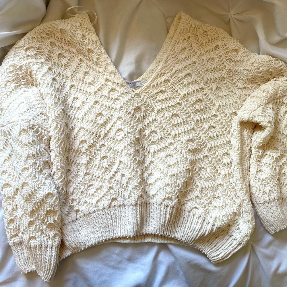 Oversized Cropped Sweater